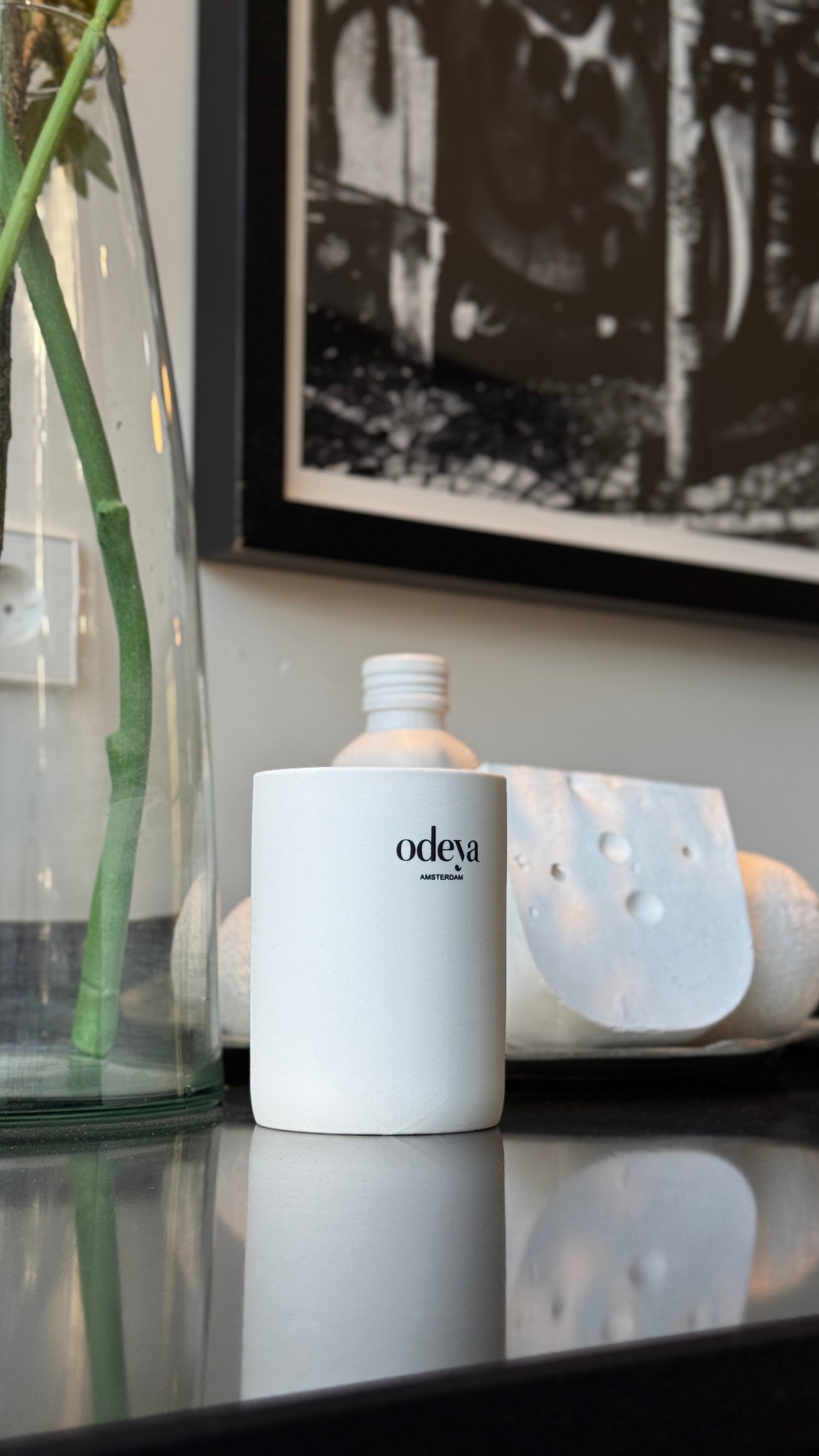 scented candle - Light oud